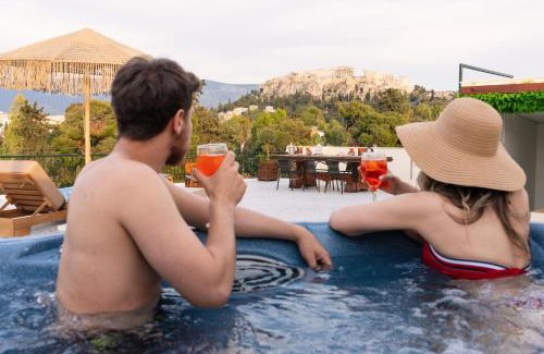 Thissio Apartment | Visum Acropol ,3BR - Private Terrace-Jacuzzi - Amazing View