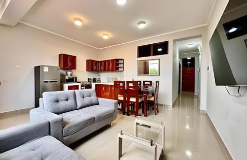 La Banda de Shilcayo Apartment | Vive a 5min centro 2HAB con A/C Terraza y Parrilla