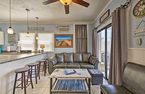 Brigantine Condo | Walk to Beach: Coastal Brigantine Condo w/Patio!
