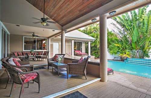 Pompano Beach House | Walk to Private Beach Poolside Oasis in Pompano
