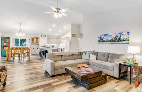 Camano Island House | Water-view wonder with private hot tub, guest suite, game room, fireplace & W/D