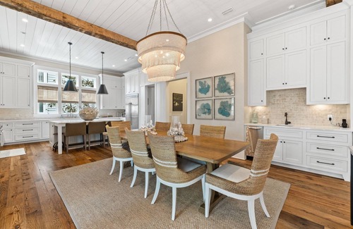 Watercolor House | Water Views, Golf Cart, Private Pool | Park District Watercolor Home Sleeps 16