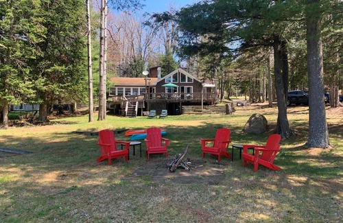 Old Forge Cottage | Waterfront Adirondack privacy while walking to Old Forge village