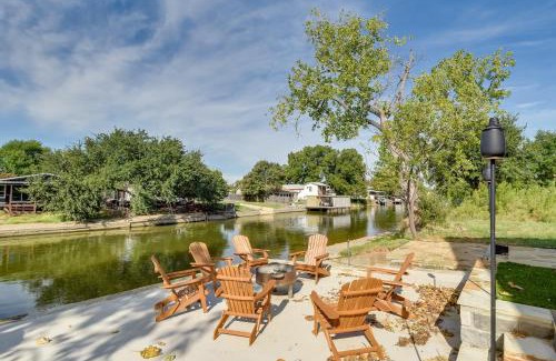 Granbury House | Waterfront Granbury Home with Electric Fireplace!