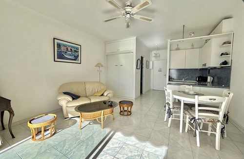 Le Ricanto Apartment | Waterfront studio, air conditioning, terrace, Wi-Fi included in Ajaccio