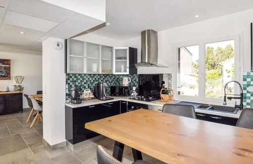 Saint-Nazaire House | Welcome to this comfortable and modern vacation home with pool.