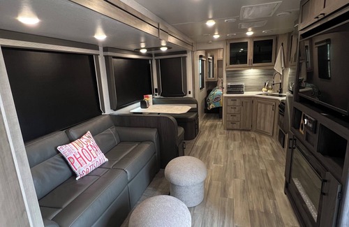 Rio Verde Foothills House | Wild Cactus Glamping - Stationary RV, prime location between rural and city life