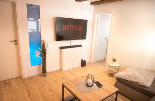 Bellheim Apartment | WINETIME - modern - für 6 - Boxspringbetten - zentral