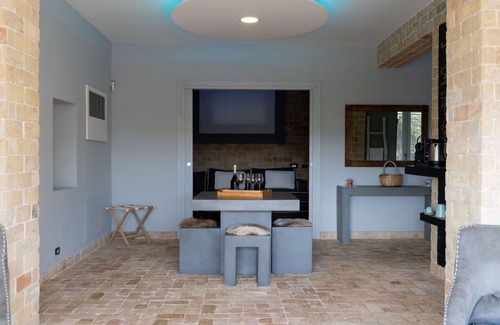 Mazzano Romano Villa | Wonderful private villa for 6 guests with pool, A/C, WIFI, hot tub and TV