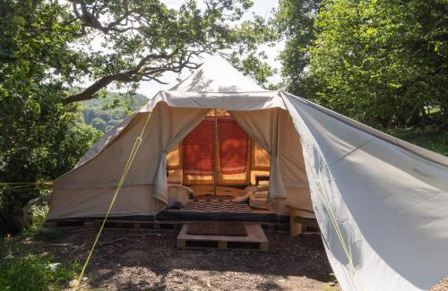 Abergele House | Wood Cabin & 4 Large Bell Tents - Hapus Hideaway