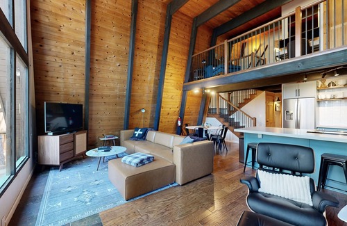 Kings Beach House | Woodland home in quiet location with deck, fireplace & entertainment options
