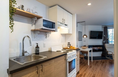 Mont-Tremblant Village Apartment | Woodland Studio 5 minutes from the mountain