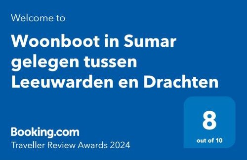 Sumar Boat Rental | Woonboot in Sumar gelegen tussen Leeuwarden en Drachten