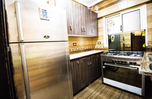 Nasr City Apartment | Yellow & brown moderne style Near food-court
