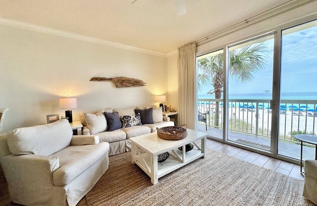 1st Floor! CELADON BEACH ~2 Private Parking Spaces ~ FREE Beach Chair Service!