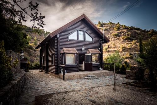 *2 bdr log house/mountains/Queen bed/fireplace