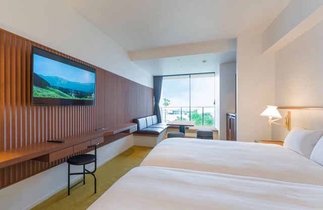 2 Double Beds RoomNopets allowed1offsite parking lot/Atami Shizuoka