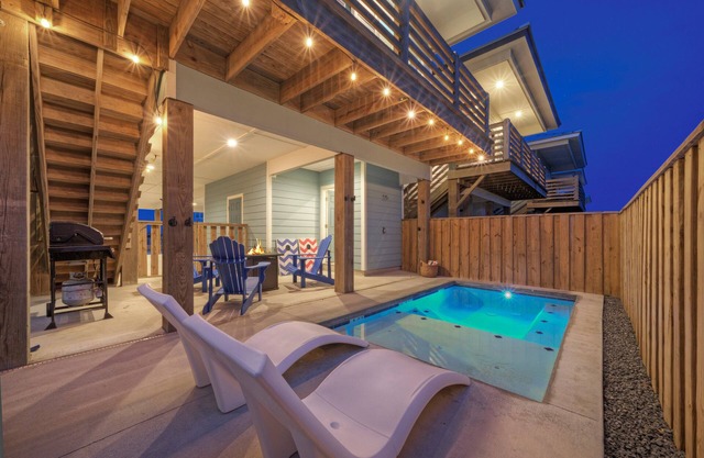 2 Homes, Sleeps 22 | 2 Private Pools, Firepit, Steps to Beach Boardwalk Access
