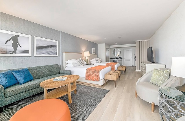 2 Units, Ocean Front 2 Queen at Beach Terrace, Outdoor Pool