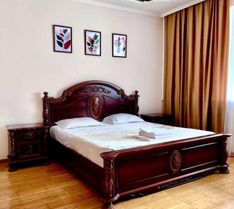 241 Тепло и уютно в апартаментах у Байтерека с 3 кроватями и 2 диванами и 2 санузлами для 1-9 чел