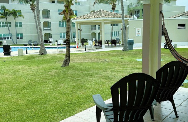 #27 1st floor 3br, 2ba Poolfront Apt @ Jobos Beach