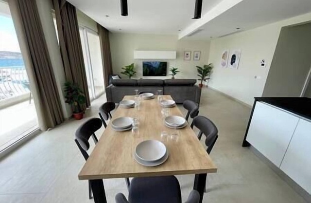 2BR Bugibba Seafront LUX Apartment