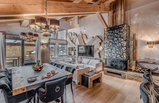5* Chalet with sauna, Jacuzzi, relaxation room and parking in Tignes