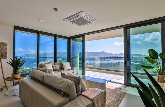 A-1703 Stunning two bedroom overlooking Mullet bay beach