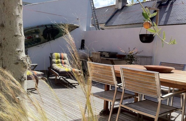 A 50 m de la Plage, Maison de Pêcheur Avec Terrasse et vue mer à 2 pas du Port