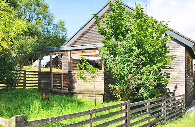 A charming wooden house in Bavaria.