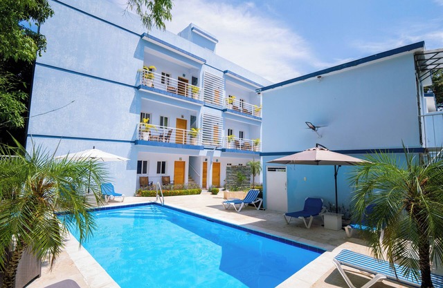 A downtown modern fully furnished Sosua Condo with a Cigar Lounge and bar.