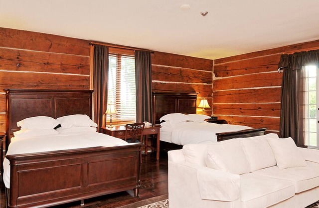 A Historic, Luxurious, Waterfront Log Mansion