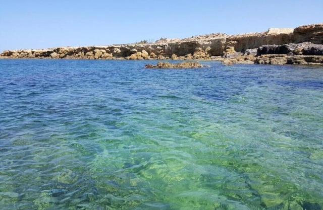 a stone's throw from the sea