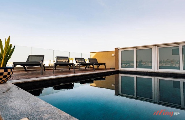 A Stunning Apartment with a Private Pool