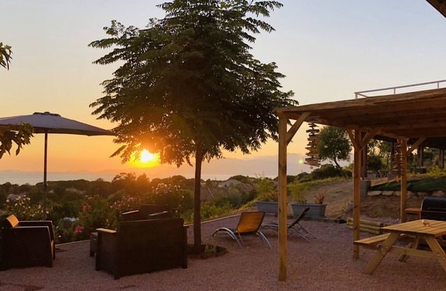 Agosta beach with sea view and on the Sanguinaires islands, ideal for families or couples!