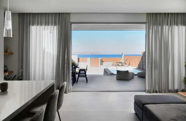 Anasa Luxury Seafront Villa with Heated Pool