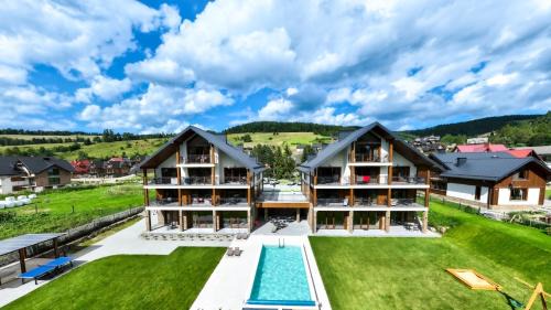 Apartamenty Mariza Szczawnica Jaworki - Sauna, Jacuzzi, Opcja Śniadań Bufetowcyh, Piękne i Nowe Apartamenty 1km od Wąwozu Hom