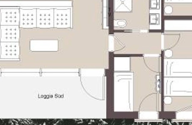 ApARTment 4 - 4 bedrooms, 3 showers / toilets, south-facing terrace - WalserART