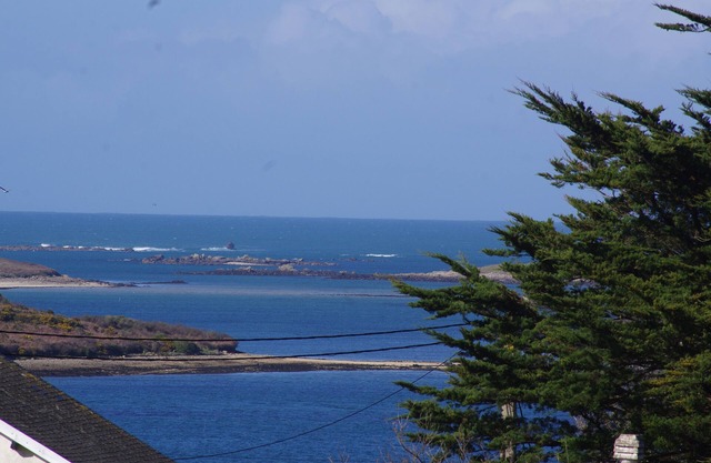Apartment bright and quiet , whith a sea view .