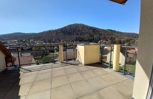 Apartment 130 m² - Panoramic view of the Vosges foothills and medieval KB