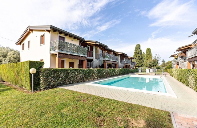 Apartment 'Residence La Corte' with Shared Pool, Balcony and Air Conditioning