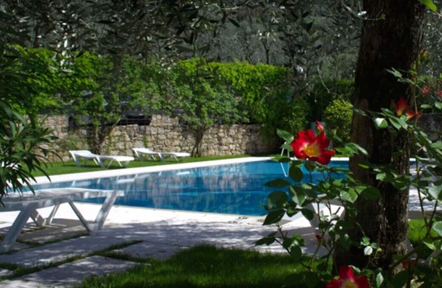 Apartment surrounded by olive trees with a terrace overlooking Lake Garda