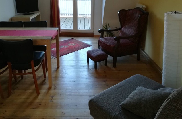 Apartment with balcony and a wonderful view over Karlstadt