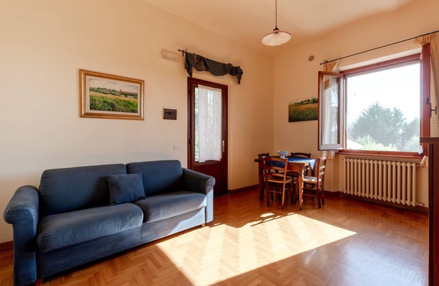 Apartment with canopy bed, private garden with panoramic view of the pool