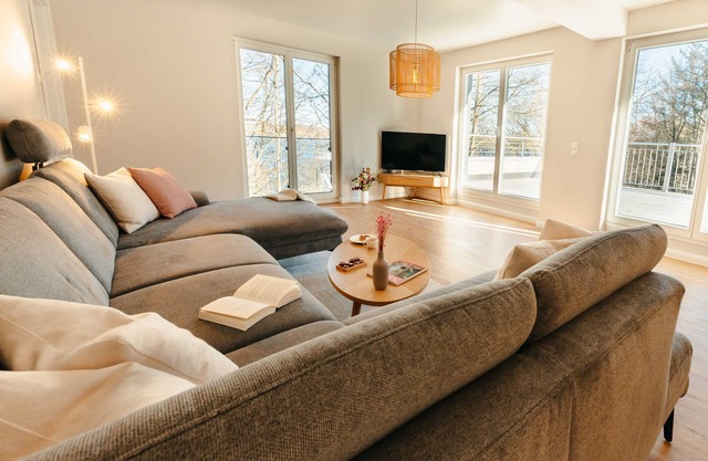 Apartment with large roof terrace in the forest on Ratzeburger Küchensee (5 stars DTV)