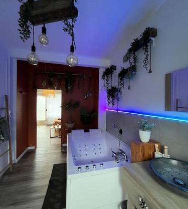 Appart bain à remous et jardin proche plage l Eden