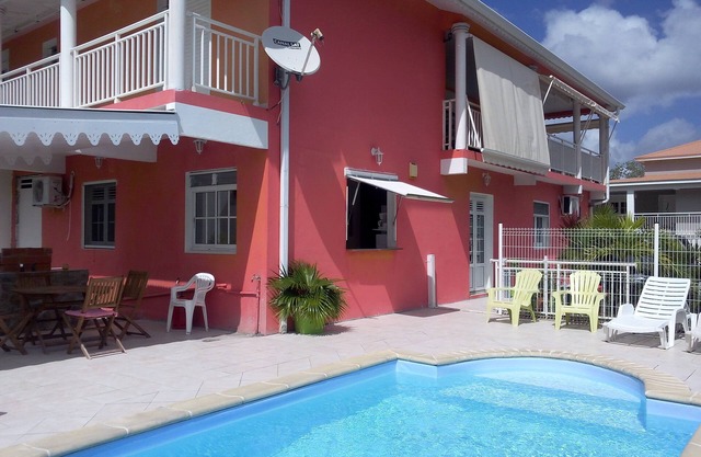 Appart'Corail. Villa bottom Pool T3