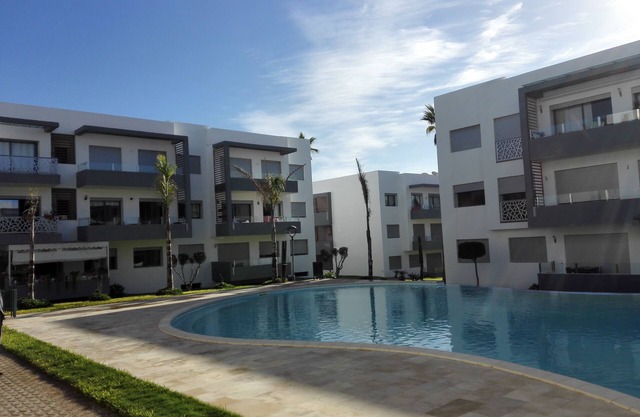 Appart T3 dar Bouazza Clim Piscine Wifi 90m2