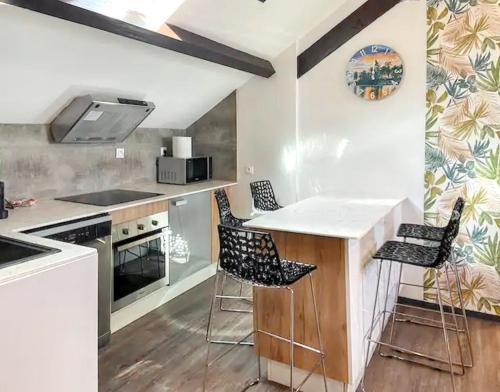 Appartement charmant avec vue sur mer à La Trinité, 65 m²