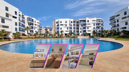 Appartement luxueux - Piscines, Plage 300m, Résidence fermée